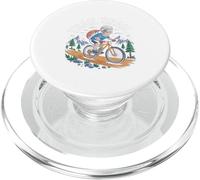 Trail Snail Mountain Bike Ciclismo MTB Funny Rider PopSockets PopGrip per MagSafe
