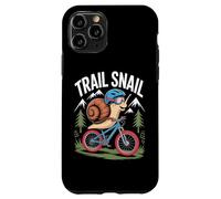 Trail Snail Mountain Bike MTB Ciclismo Divertente Rider Custodia per iPhone 11 Pro