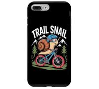 Trail Snail Mountain Bike MTB Ciclismo Divertente Rider Custodia per iPhone 7 Plus/8 Plus