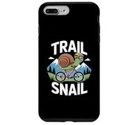 Trail Snail Mountain Bike Rider Ciclismo MTB Trails Custodia per iPhone 7 Plus/8 Plus