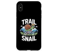 Trail Snail Mountain Bike Rider Ciclismo MTB Trails Custodia per iPhone XS Max