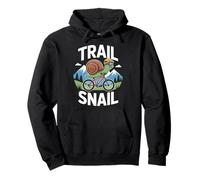 Trail Snail Mountain Bike Rider Ciclismo MTB Trails Felpa con Cappuccio