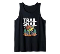 Trail Snail MTB Ciclismo Mountain Bike Divertente Rider Canotta