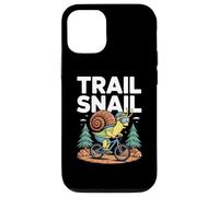 Trail Snail MTB Ciclismo Mountain Bike Divertente Rider Custodia per iPhone 12/12 Pro