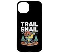 Trail Snail MTB Ciclismo Mountain Bike Divertente Rider Custodia per iPhone 15 Plus