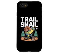 Trail Snail MTB Ciclismo Mountain Bike Divertente Rider Custodia per iPhone SE (2020) / 7/8