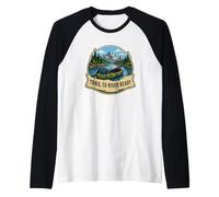 Trail TO River Ready Packraft sul Fiume Maglia con Maniche Raglan