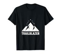Trailblazer Mountain Night Adventure Trekking Design Maglietta