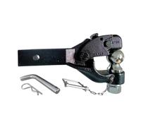 Trailer attacco palla supporto, Gancio di traino combinato con perno a sfera da 8 tonnellate for impieghi gravosi braccio ricevitore e sfere 2 pollici 50 mm(With 50mm Ball)