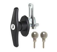 Trailer Door Deadbolt - Zinc Alloy Security Lock, RV Door Handle for Camping, Entry Lock Tool, Camper Security Gear with Pick Resistant Key Cylinder, Entry Guard Tool for Locking and Securing