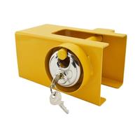 Trailer Latch Lock - 20 x 10 x 8 cm universale in acciaio accessorio per auto portatile Hitch Coupler Lock,per porta cargo porta attrezzature, Floor Jack Lawn Mower Pick Rv Towing Van Boats