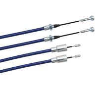 trailer parts4u Cavo del freno per nodo, montaggio rapido, antiruggine, lunghezza totale della guaina per nodo, campana/funghi, cavo Bowden (HL 730 mm - GL 940 mm)