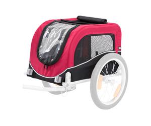 Trailer per bicicletta rosso/nero Trixie