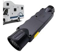 Trailer Tester - 9V 13 Pin Towing Detector | ABS+copper Trailer Tester Box | Trailers Plug Testers For RV Battery Brake Automotive Hitch Lighting Trailers Pickups Tractor Boating Commercial ABS Copper