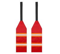Trailer Warning Flag - Canoe Marker for Transport Visibility | Lightweight Fabric with Webbing Strap Attachment, Foldable Reflective Safety Sign, High Visibility Flag for Truck Vehicle Outdoor Use