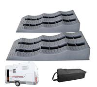 Trailer Wheel Chocks And Levelers Lightweight Travel Trailer Leveling Blocks For Campervan Or Traiiler | Wheel Choccks For Cars | 2pcs Leveling Blocks Whel Chocks |
