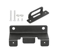 Trailer Wiring Harness Bracket - Rustproof Steel Connector Holder, Heavy Duty Mounting Support | Standard 4 Pin Flat Socket Organizer, RV Caravan Automotive Towing Accessory, Garage Replacemen