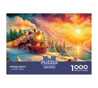 Train 1000 Pezzi Car Type Puzzle Adulti Impegnativo E Difficile Per Qualità Premium Per Adulti E Ragazzi Collection Decorazione Domestica Regalo Per Amore E Amico 70x50cm/1000pcs