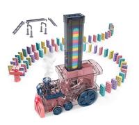 Train - ABS 27.5x16.5x7cm | Small Automatic Electric Machine With Lights Sound | Creative STEM Preschool Toy Fun Kindergarten Learning Train Set For Kids Over 3 Years Old