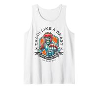 Train Like a Beast Fighter MMA Arti Marziali Boxe Design Canotta