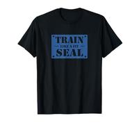 Train Like a Fit Seal - Stile Militare Ispirato al Fitness Maglietta