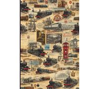 Train Notebook: Classic Locomotive Writing Book with Wide Ruled Pages, Spacious Layout and Soft Cover for Notes, Journaling, Travel and Everyday Use