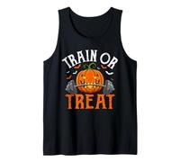 Train Or Treat Pumpkin Workout Theme Canotta