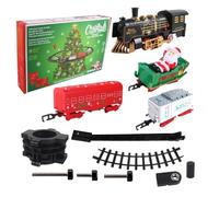 Train Toys Electric Track Car Toy, Battery Operated Train Model with Lights and Music, Interactive Educational Playset for Boys, Girls, Kids, Toddler, Children, Teens, Birthday, Christmas