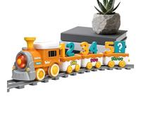 Train Track Set, Interactive Railway Building Game With Educational Learn | Interactive Railway Play Encourages Building Skills Imagination Hand Eye Coordination Problem Solving And Early Learning For