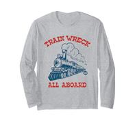 Train Wreck all Aboard Maglia a Manica
