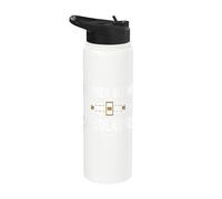 Trained Before Calculators Est Pre 1970 Engineering Humor Stainless Steel Insulated Water Bottle