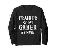 Trainer By Day Gamer By Night Personal Corporate Training Maglia a Manica
