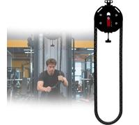Trainer con Corda Infinita, Q Rope Trainer con Corda Infinita, Sistema a puleggia con Cavo, con Resistenza Regolabile, per Allenamento Completo del Corpo e Forza Red