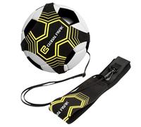 Trainer da Calcio Attrezzatura Banda Elastica per L’Allenamento Individuale con Cintura Regolabile per Bambini Adulti (nero) 1