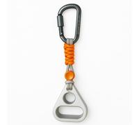 Trainer Fingerboard Portatile in Lega Metallica, Pannello per Arrampicata per Allenamento della Forza con Design a Portachiavi, Ideale come Regalo Sportivo per Alpinisti e Amanti del Boulder.