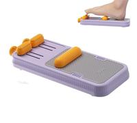Trainer for plantare, tutore for esercizi for il piede con resistenza regolabile con doppia molla, 30x12 cm, rinforzatore for plantare portatile for piedi piatti, base antiscivolo, compatto portatile