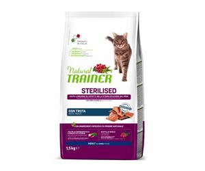 TRAINER GATTO NATURAL ADULTO STERILIZZATO TROTA 1,5 KG