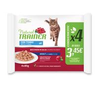 TRAINER GATTO NATURAL ADULTO TONNO FLOWPACK CF. (4x85) GR