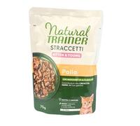TRAINER GATTO NATURAL STRACCETTI KITTEN & YOUNG POLLO 70 GR