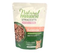 TRAINER GATTO NATURAL STRACCETTI KITTEN & YOUNG SALMONE 70 GR