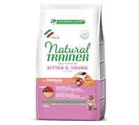 Trainer Kitten Cibo per Gattino 1 a 12 Mesi con Salmone 1.5 kg packaging may