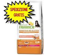 Natural Trainer Sensitive No Gluten Puppy & Junior Medium/Maxi con Salmone - Set %: 2 x 12 kg