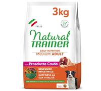 Trainer Natural Cibo per Cani Medium Adult Prosciutto Crudo 3 Kg
