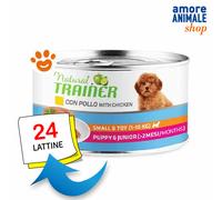 Trainer Natural Dog Puppy & Junior Pollo Cibo Umido Cani Lattina da 150 gr