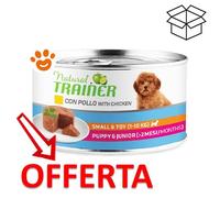 Trainer Natural Dog Puppy & Junior Pollo - Lattina da 150 Gr - CONFEZIONE RISPARMIO