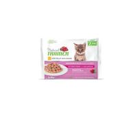 Trainer Natural Gatto KITTEN & YOUNG Pollo Multi Pack 3 x 85gr