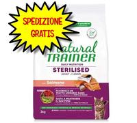 TRAINER NATURAL GATTO STERILIZZATO ADULT SALMONE 3 KG OF