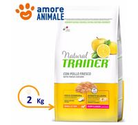 NATURAL TRAINER SMALL & TOY PUPPY & JUNIOR POLLO FRESCO 2 KG.