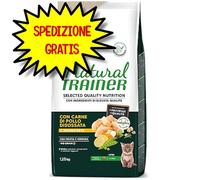 TRAINER NATURAL SQN GATTO Kitten (+2 mesi) con Carne di Pollo Disossata 1,250 Kg