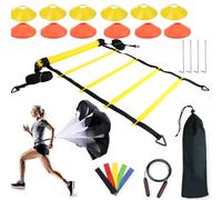 Trainer Pack - Set di aste laterali modulari, bilanciamento rapido, aste atletiche ritmiche, sessioni di coordinamento laterale reattivo, corso di precisione atletica per esercizi in palestra